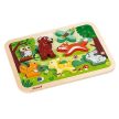 Janod Lesní 7 kusů dřevěné puzzle - 3D - KP HRAČKA