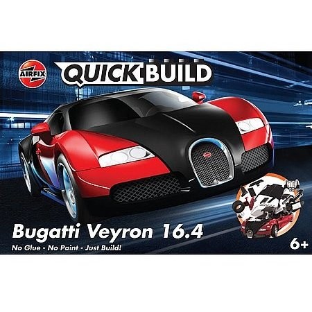 Airfix Bugatti 16.4 Veyron black/red (J6020)